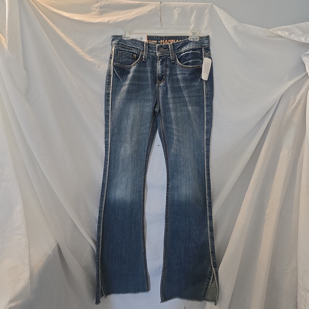 Cruel Denim Hannah Moderate Rise Slim Flare Denim Jeans Festival Sz 27 Long NWT